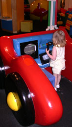 A child playing in the Kids Place